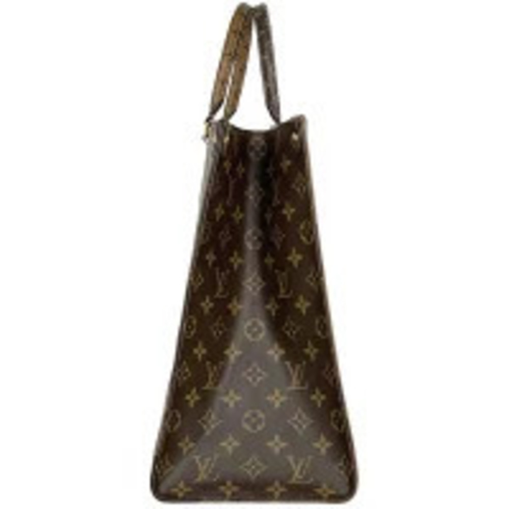 Louis Vuitton OnTheGo Reverse Tote Brown Bag Monogram Shoulder Giant Brown
